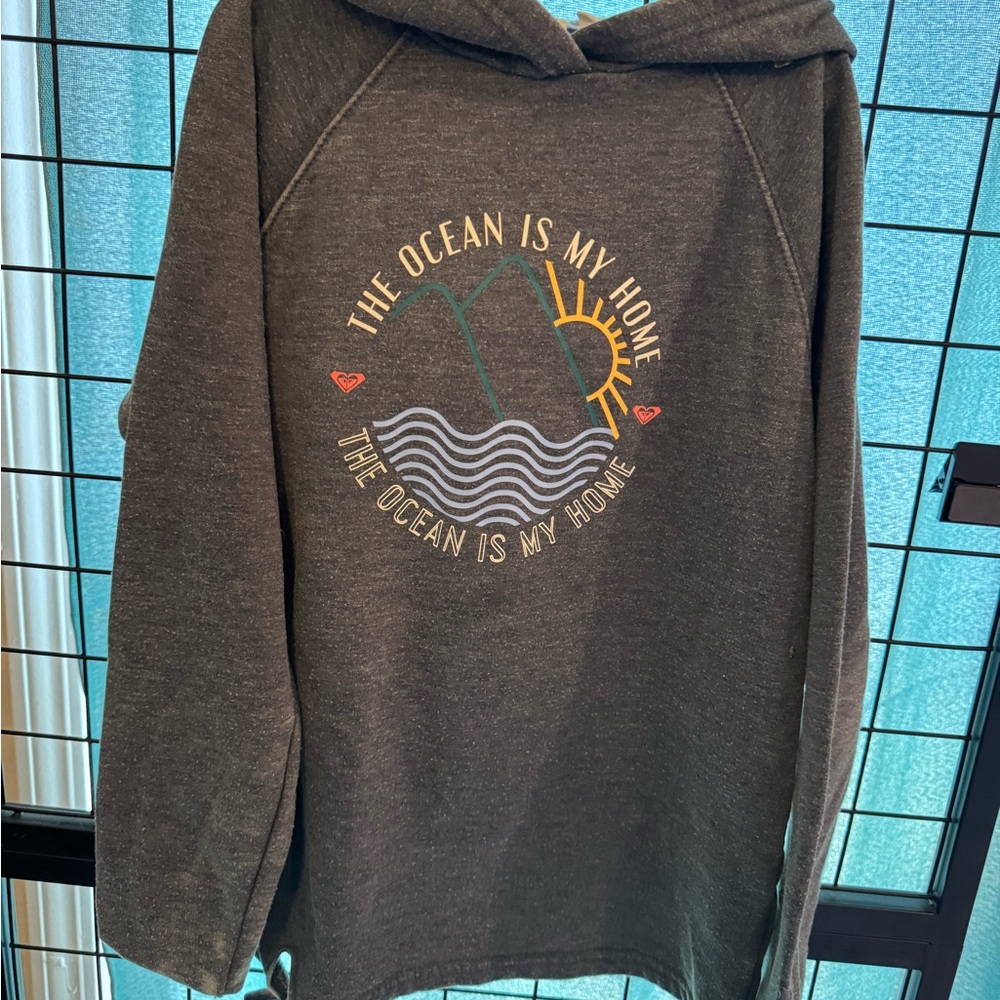 Roxy Girl's Runaway People Hoody - Mood Indigo - NWOT Size L 12